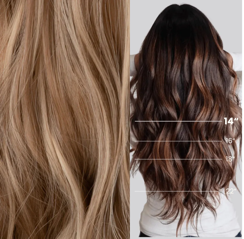 14-inch-ash-blonde-wavy-halo-hair-extensions