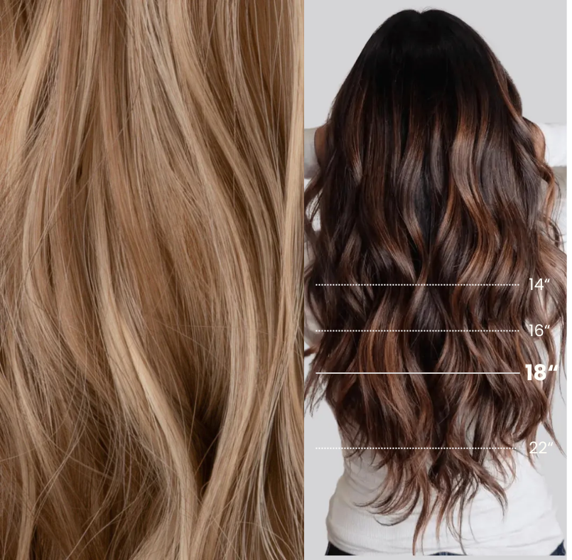 18-inch-ash-blonde-wavy-halo-hair-extensions