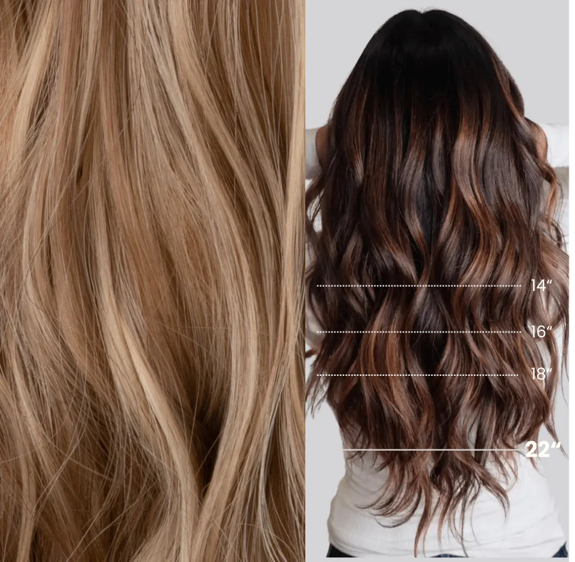 22-inch-ash-blonde-wavy-halo-hair-extensions