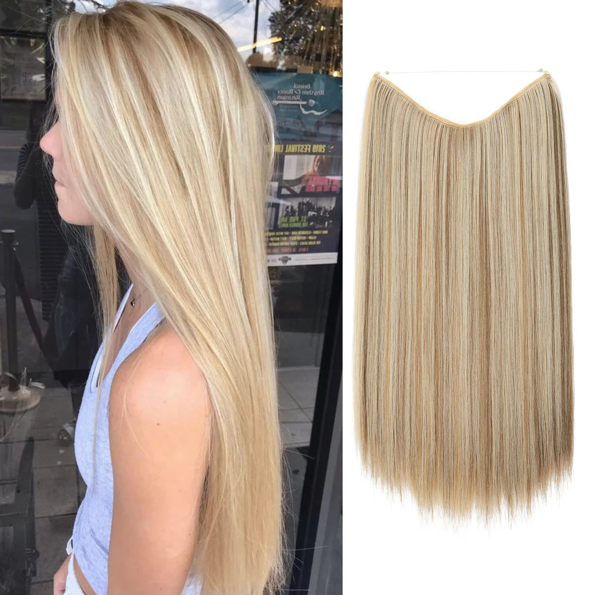 Bahama Beige Straight  (16 Inch)