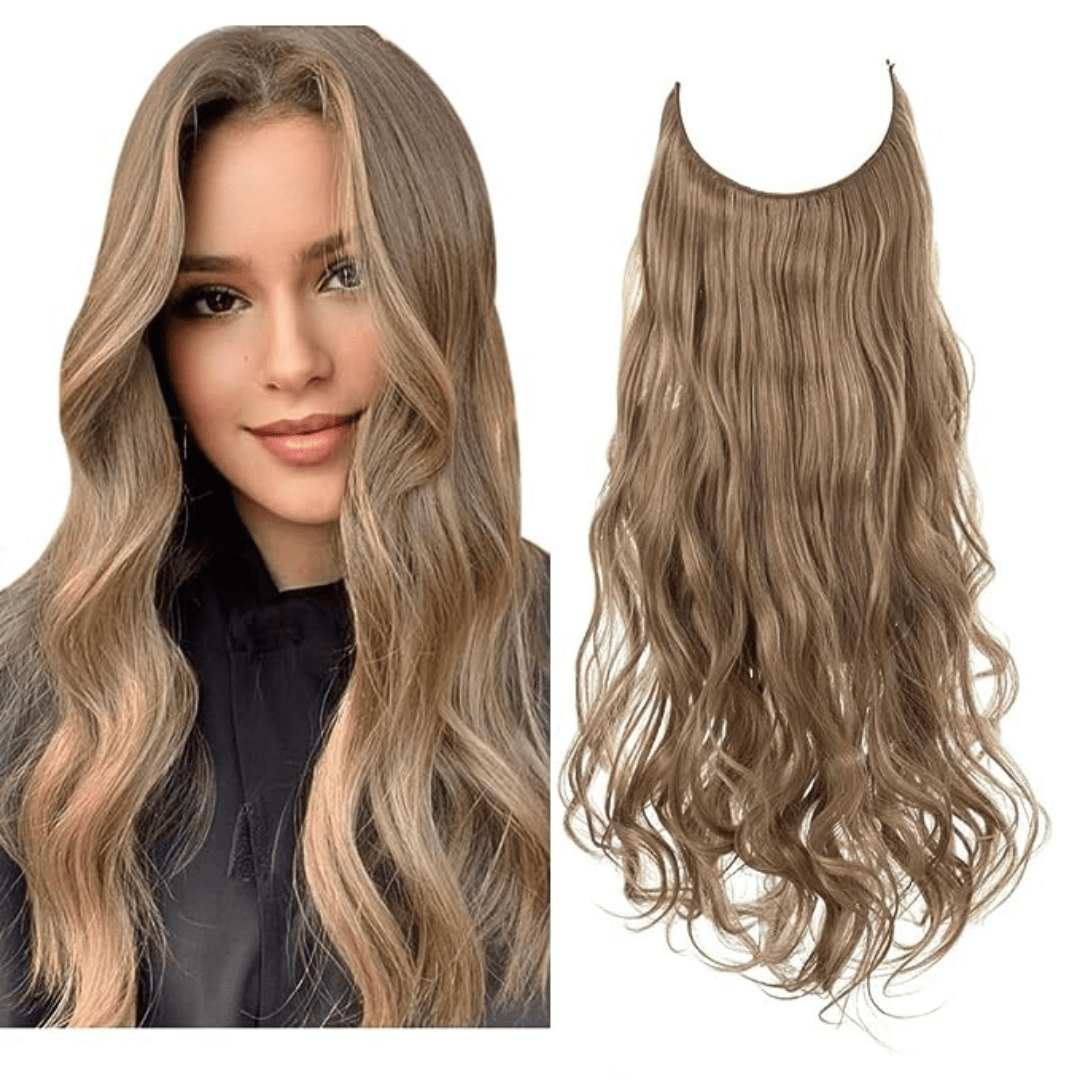 Brown Blonde + 1 FREE HALO / 18 Inch