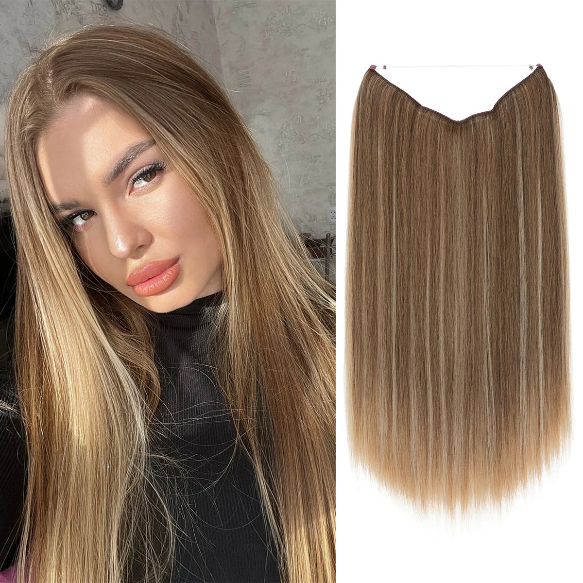 Dark Sand Straight (16 Inch)