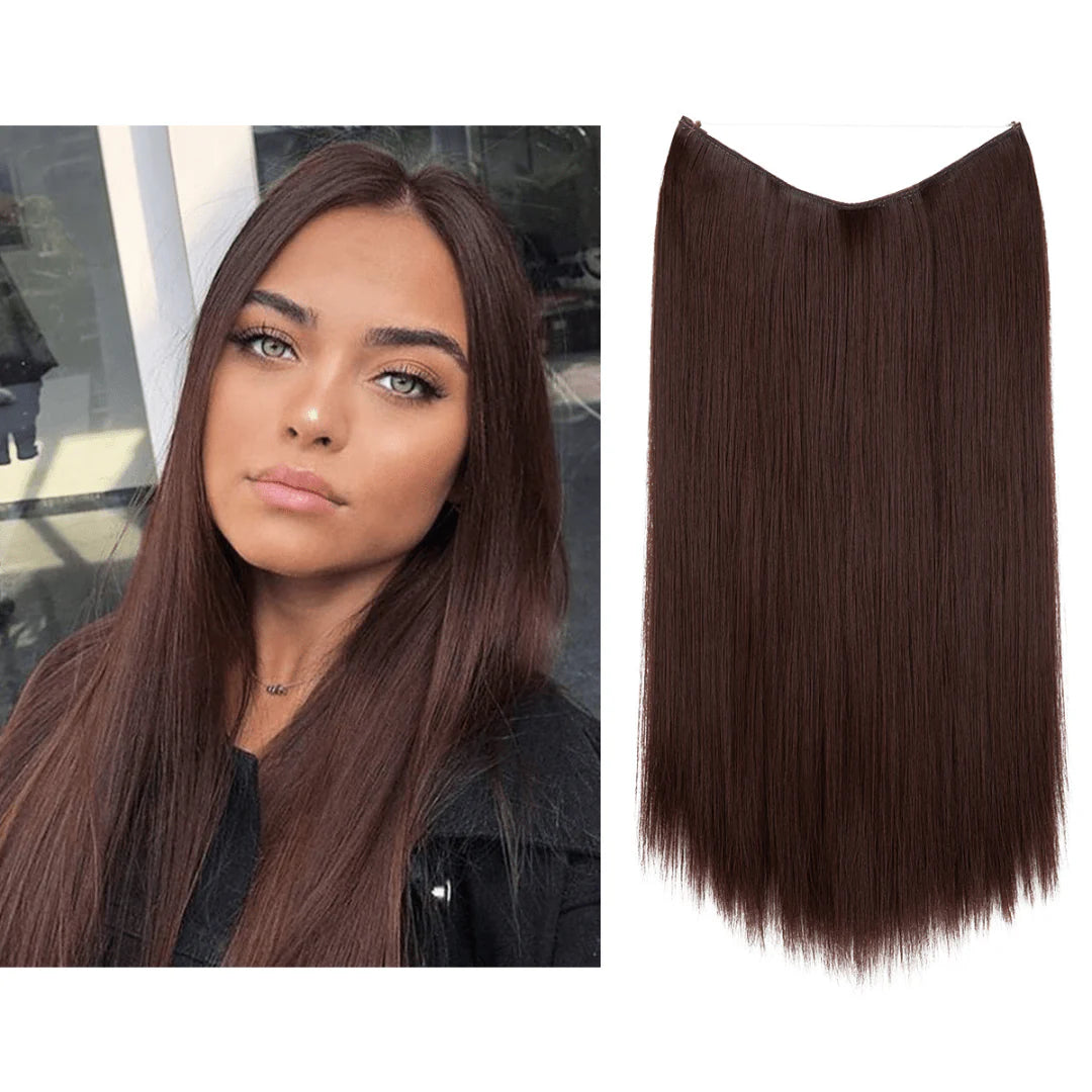 Dark Auburn Straight (22 Inch)