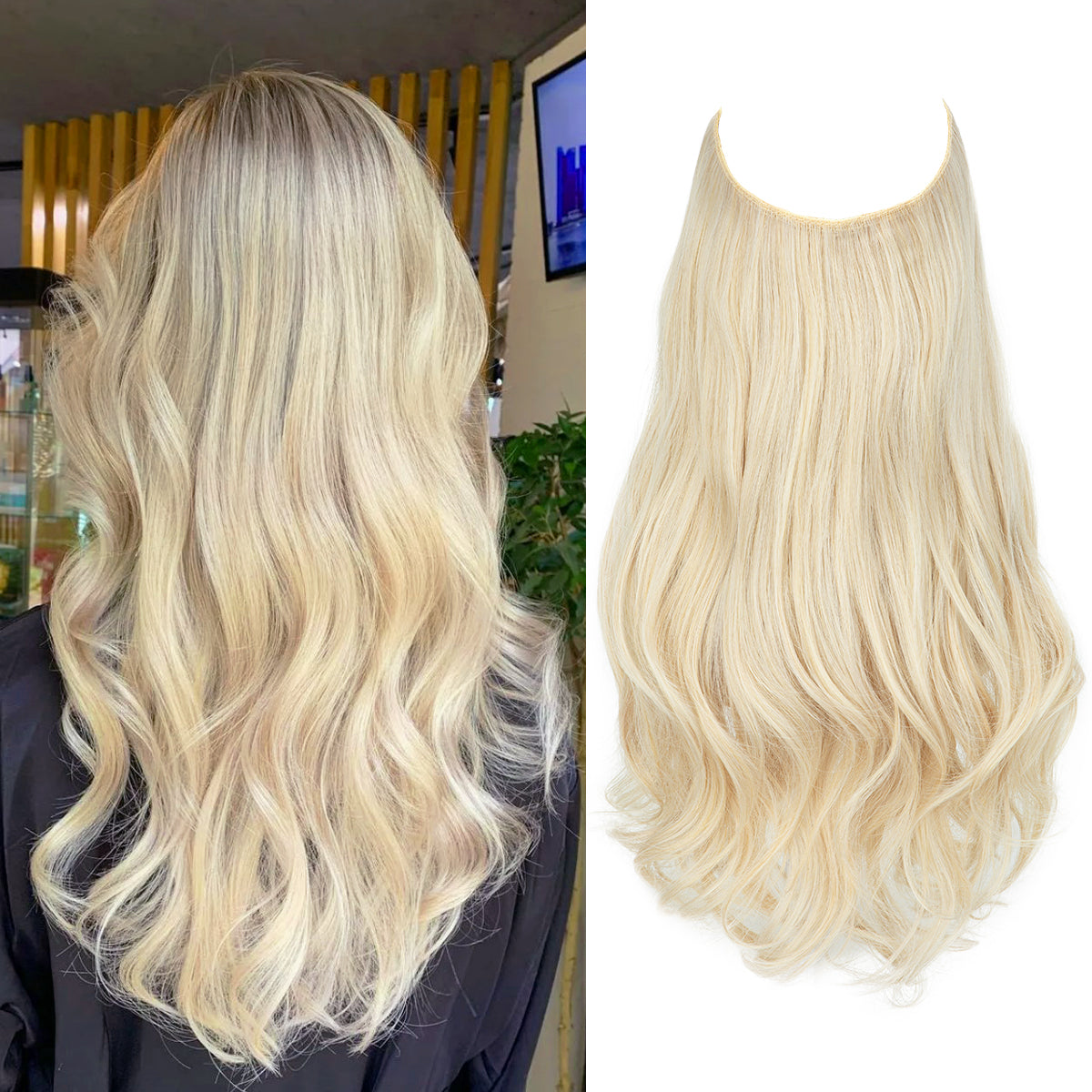 Light Champagne Wavy (18 Inch)