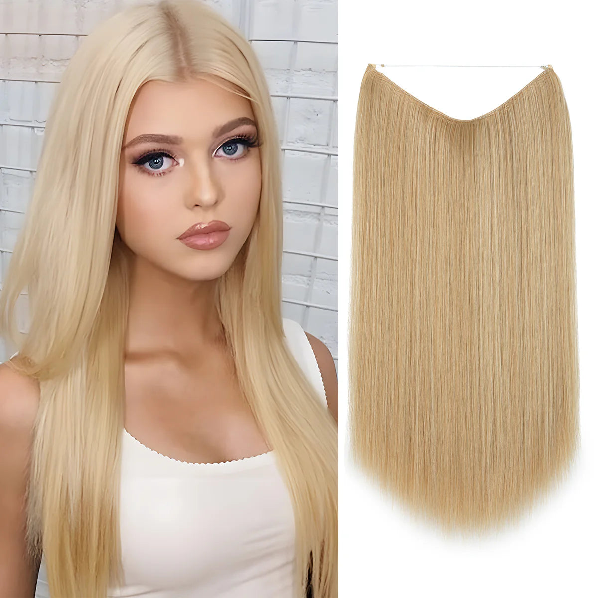 Light Honey Blonde Straight (16 Inch)